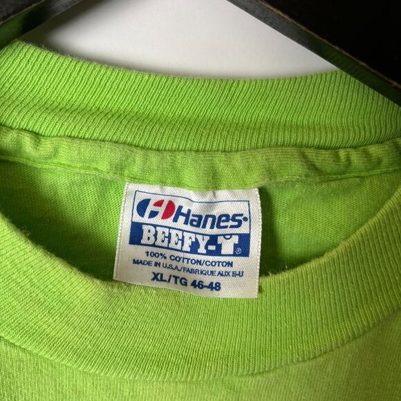 New Orleans T Shirt Vintage 90s Extra Large XL Adult Green Graphic Tee - Picture 14 of 16